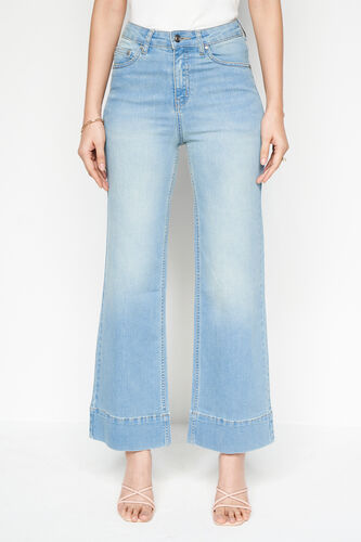 The Fit And Flare Denim, Light Blue, image 1